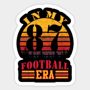 In my 87 Football Sticker